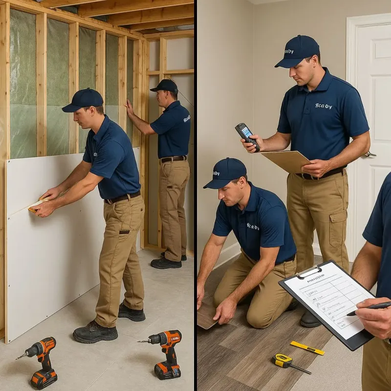 Repairs and Reconstruction process in Zion, IL